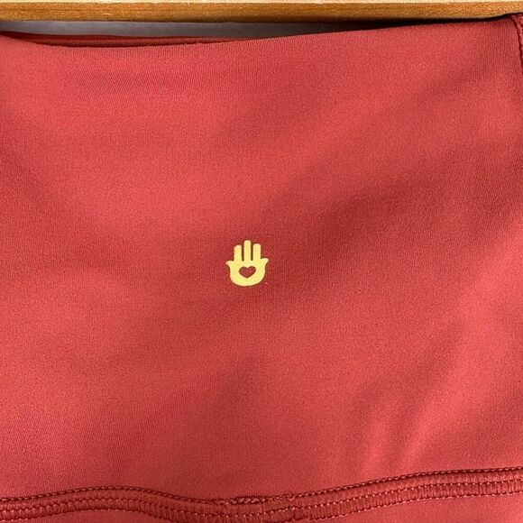 New Spiritual Gangster Brick Red Ada High Waisted 7/8 Leggings Size Medium - Picture 13 of 15